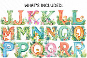 Adorable Dinosaur Alphabet Clipart, an Illustration by PassionPNGcreation (Thumbnail 3 of 7)
