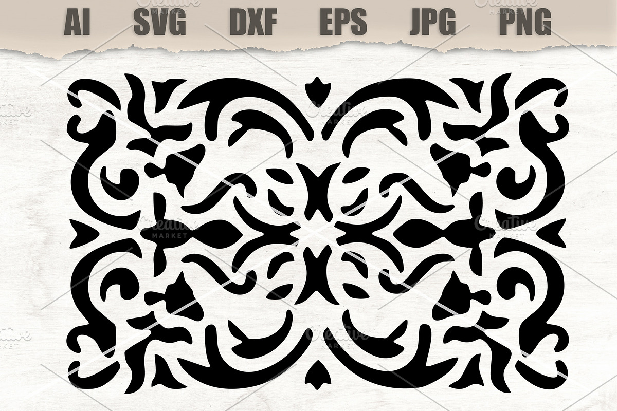 Stencil Background, a Decorative Illustration by MARYCRAFTIRIA (Photo 1 of 3)