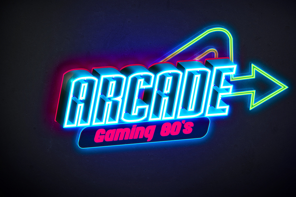 Retro Text Effects, a Layer Style Add-On by mixmedia87 (Photo 5 of 8)