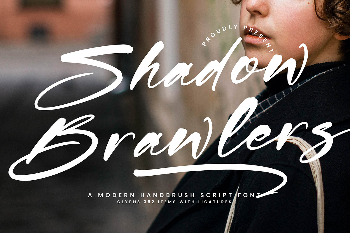 Shadow Brawlers, a Script Font by Integritype Studio (Photo 1 of 13)