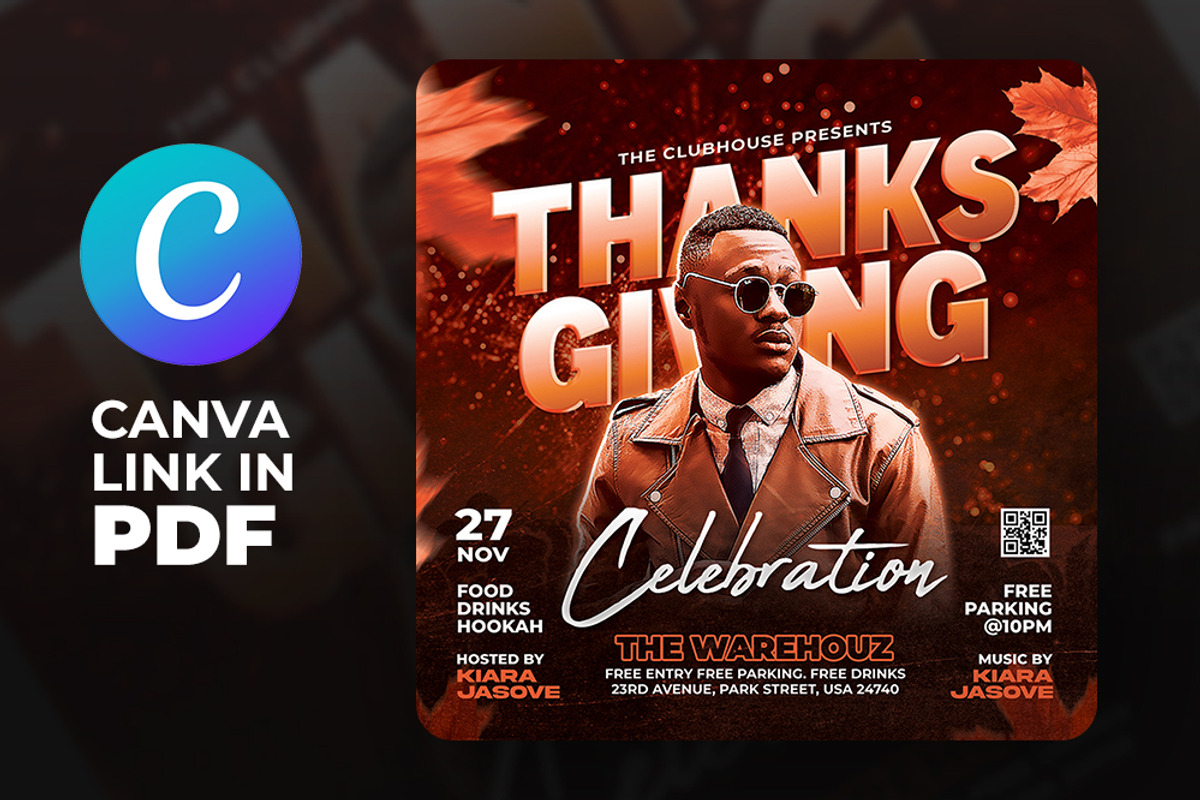 Thanksgiving Flyer Template, a Flyer Template by Artonix (Photo 2 of 3)