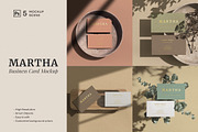 Martha || Business Card Mockup, a Product Mockup by JafarNation (Thumbnail 1 of 6)