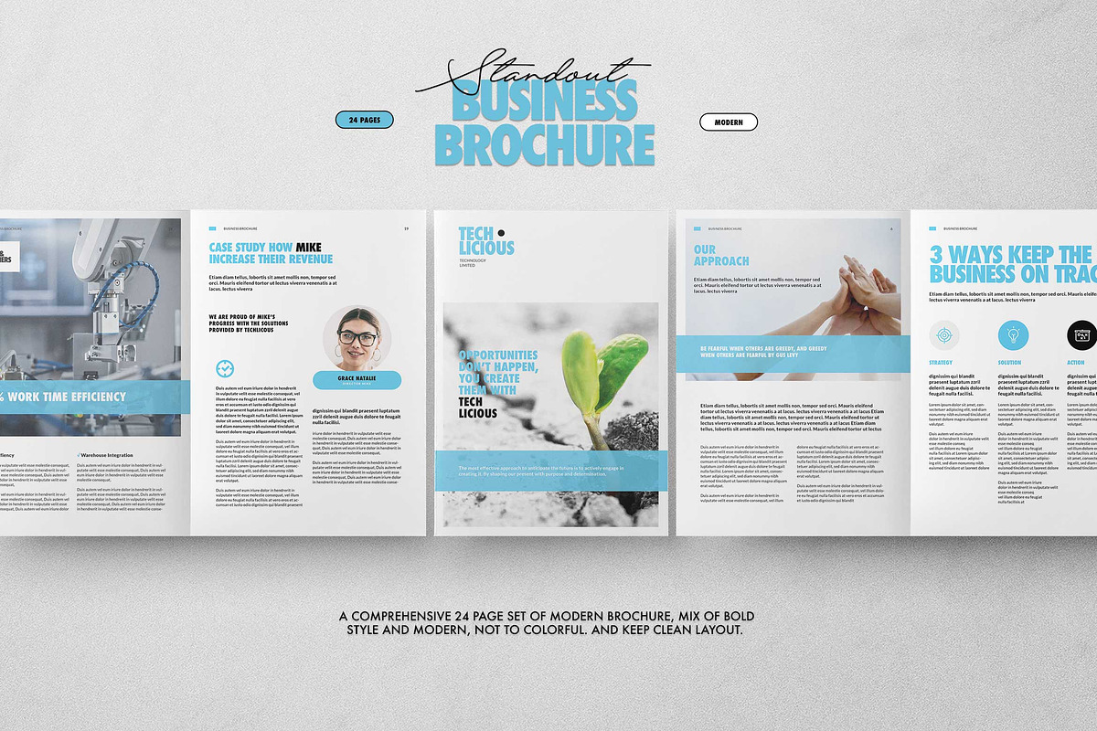 Business Brochure, a Brochure Template by Proonty (Photo 1 of 7)