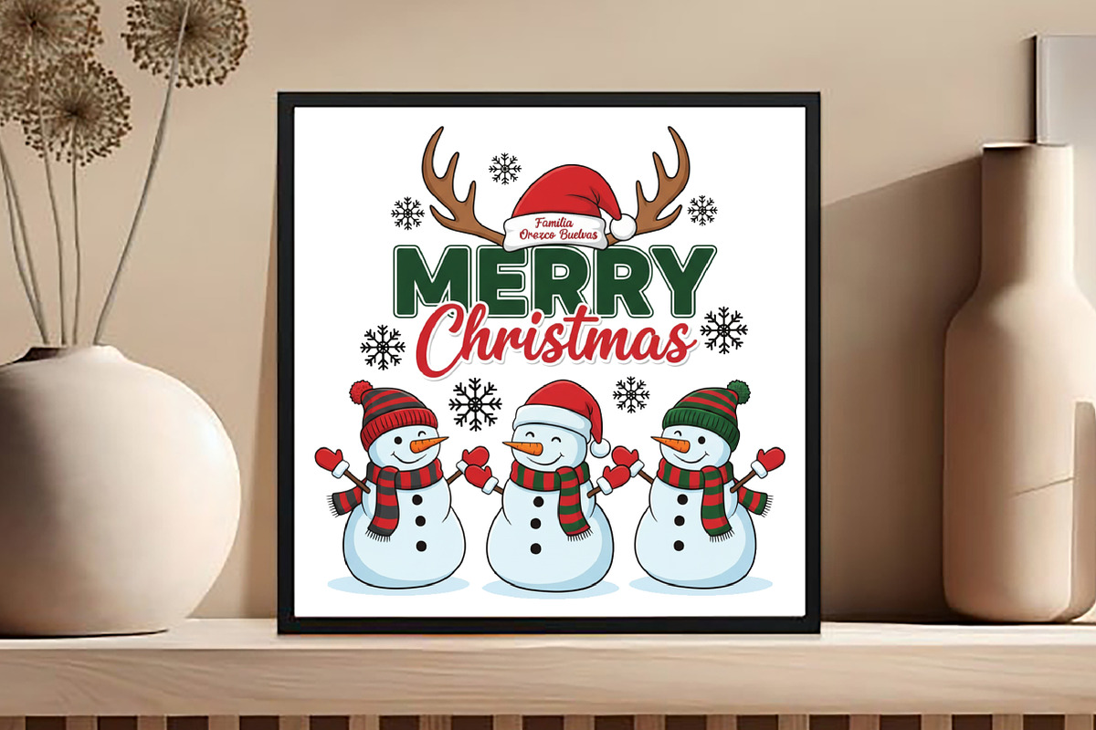 Familia Orozco Buelvas Christmas PNG, an Illustration by Black Bird Studio (Photo 4 of 4)
