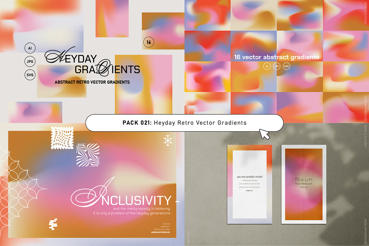 Retro Futurist Bundle 80% OFF, a Texture Graphic by angelainthefields (Photo 25 of 25)