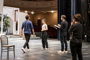 Theatre performing arts rehearsal on, a Photo by Dvoevnore photos