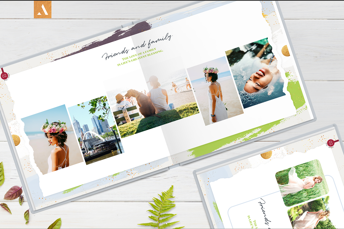 12x12 Photo Album Template / Aurora, a Brochure Template by ArealPro (Photo 10 of 18)