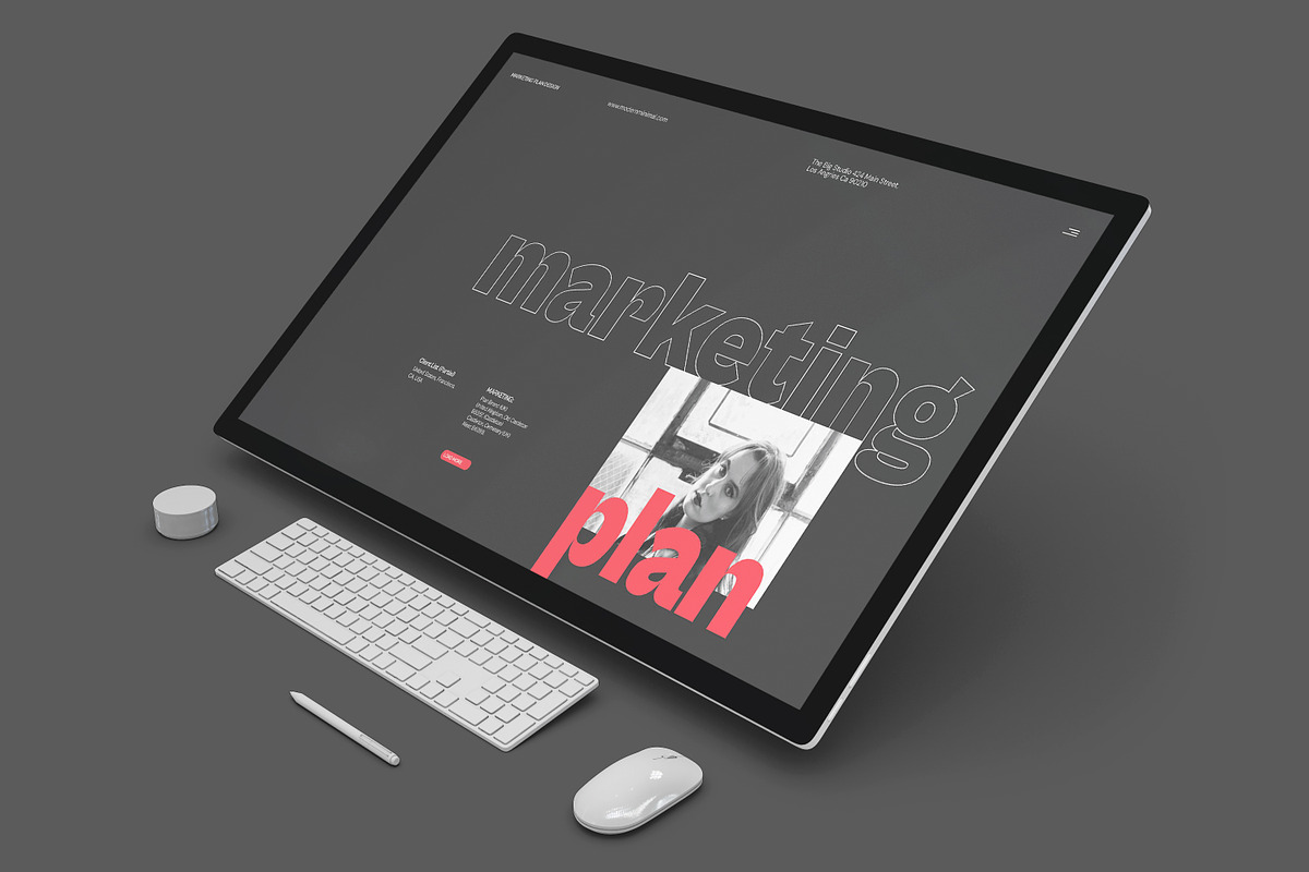 Marketing Plan Template | CANVA, a Presentation Template by evgenystudio (Photo 5 of 10)