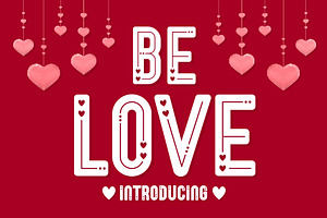 Be Love Decorative Font