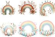 Boho Easter Rainbows Sublimation, an Illustration by Designking (Thumbnail 2 of 4)