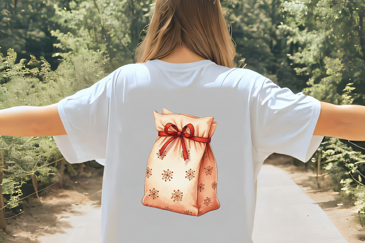 Peach Colored Christmas Clipart, an Illustration by CrexoraLab (Photo 5 of 5)