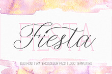 Fiesta. Font Duo. + Bonuses