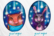 Midnight tale watercolor set, an Illustration by Kotozoid (Thumbnail 6 of 6)