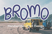 Bromo Handwritten Font, a Handwritten Font by Ruddean2109 (Thumbnail 1 of 10)