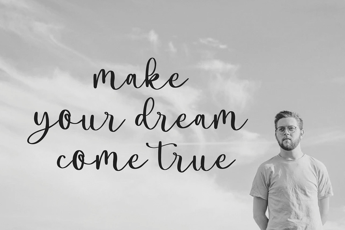 Larghetto | Handwritten Script Font, a Script Font by Yuby Creative (Photo 6 of 6)