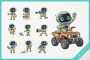 Adorable Robot Kids Cartoon, a Technology Illustration by Gohsantosa (Thumbnail 2 of 4)