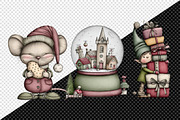 Whimsical Christmas Clipart Bundle, an Illustration by Creative Art (Thumbnail 9 of 10)