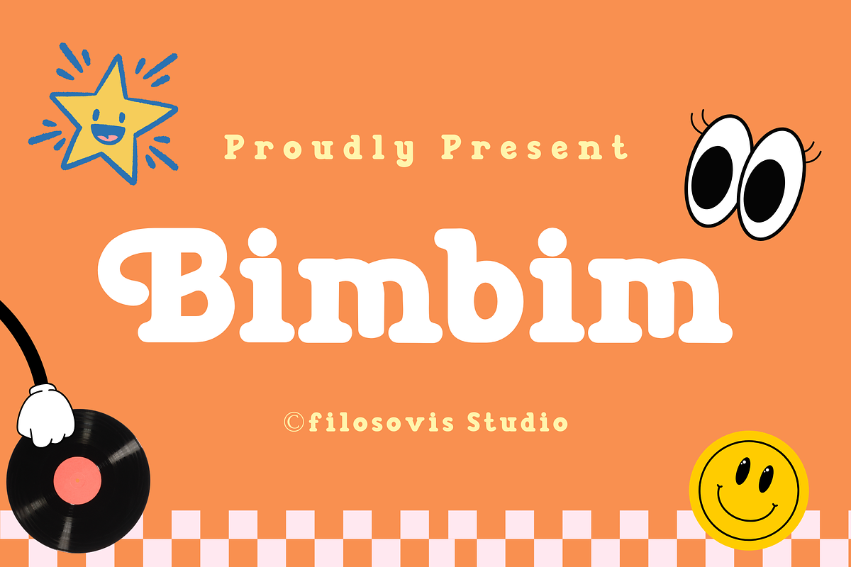 Bimbim | Decorative Font, a Slab Serif Font by filosovis (Photo 1 of 5)