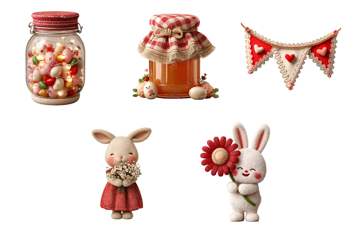 Cottagecore Spring Easter Png Set, an Illustration by CreationArt (Photo 6 of 6)