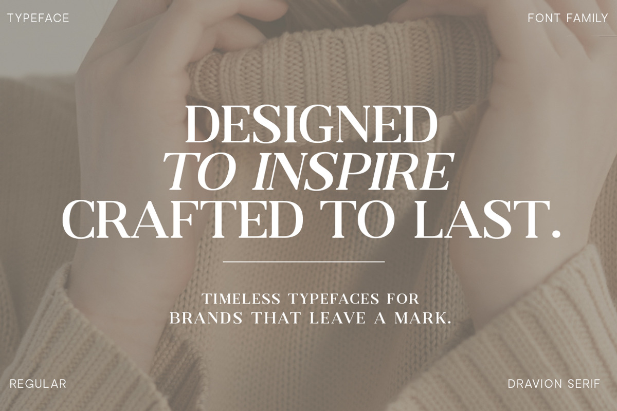 Dravion, a Serif Font by Keren Studio (Photo 10 of 15)