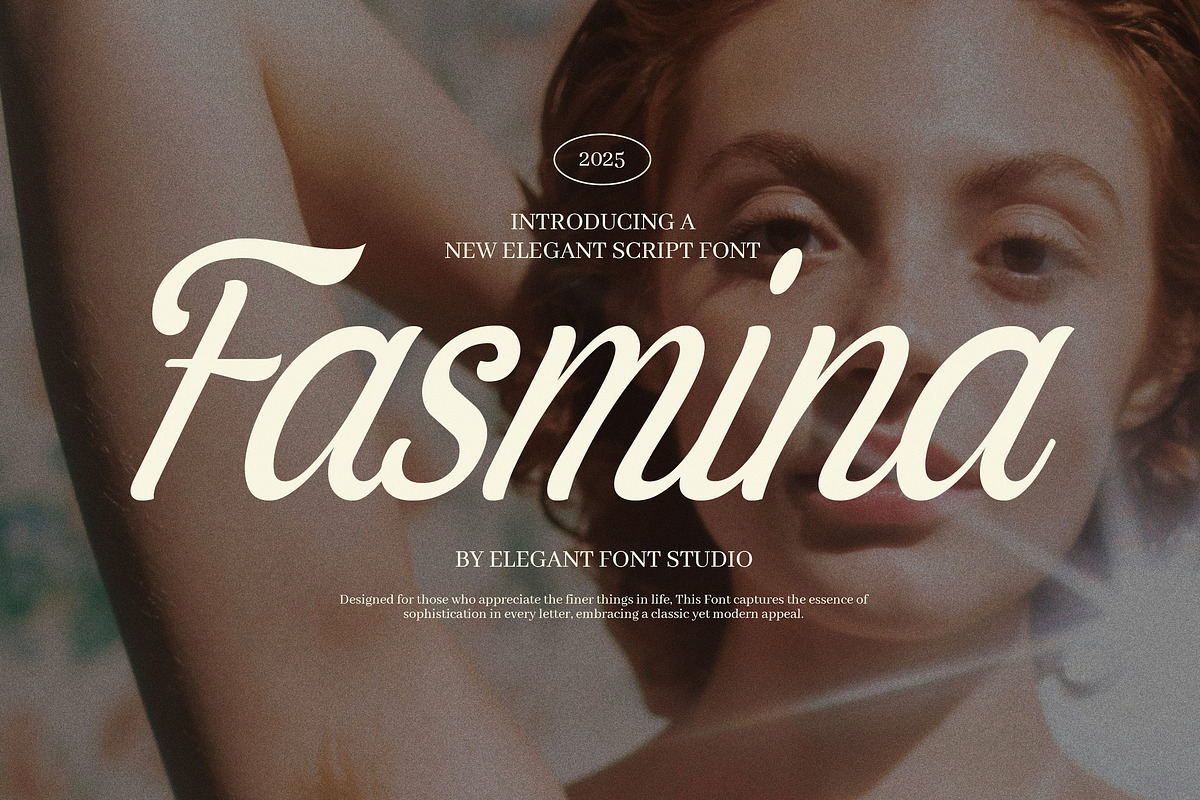 Fasmina Elegant Script Font, a Script Font by Elegant Font (Photo 1 of 8)