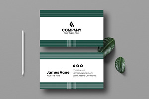 Business Card Layout, a Business Card Template by MightyDesign