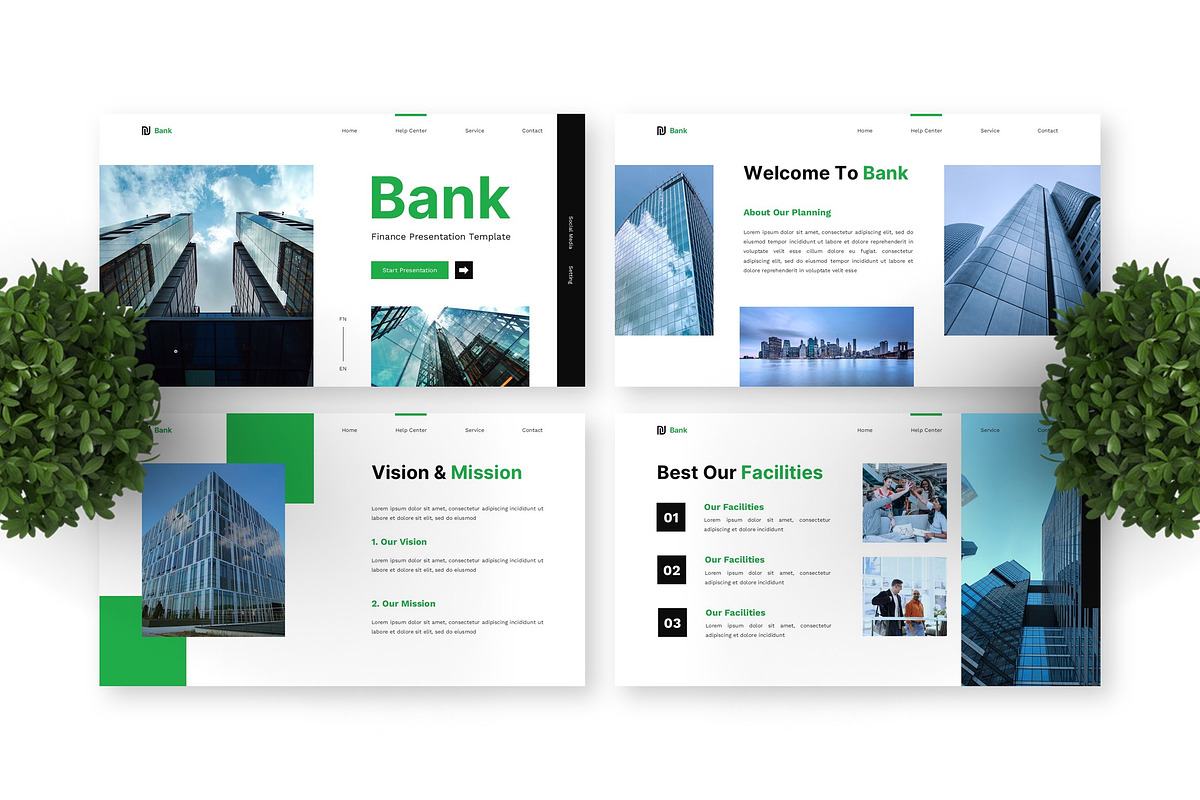 Bank - Finance Google Slide, a Presentation Template by Deepslide Studio (Photo 4 of 4)