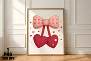 Faux Crochet Valentines Day Png, an Illustration by Daily.Designs (Thumbnail 5 of 5)