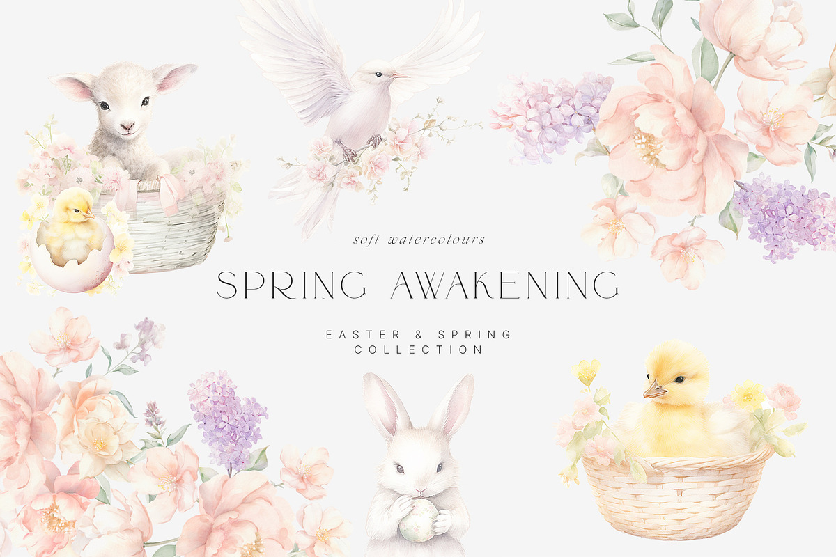 Spring Awakening - Soft Watercolour, an Object Graphic by Isabelle Salem (Photo 1 of 10)