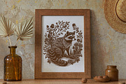 130 American Animals illustrations, an Animal Illustration by Nocturnal Wolf (Thumbnail 5 of 13)