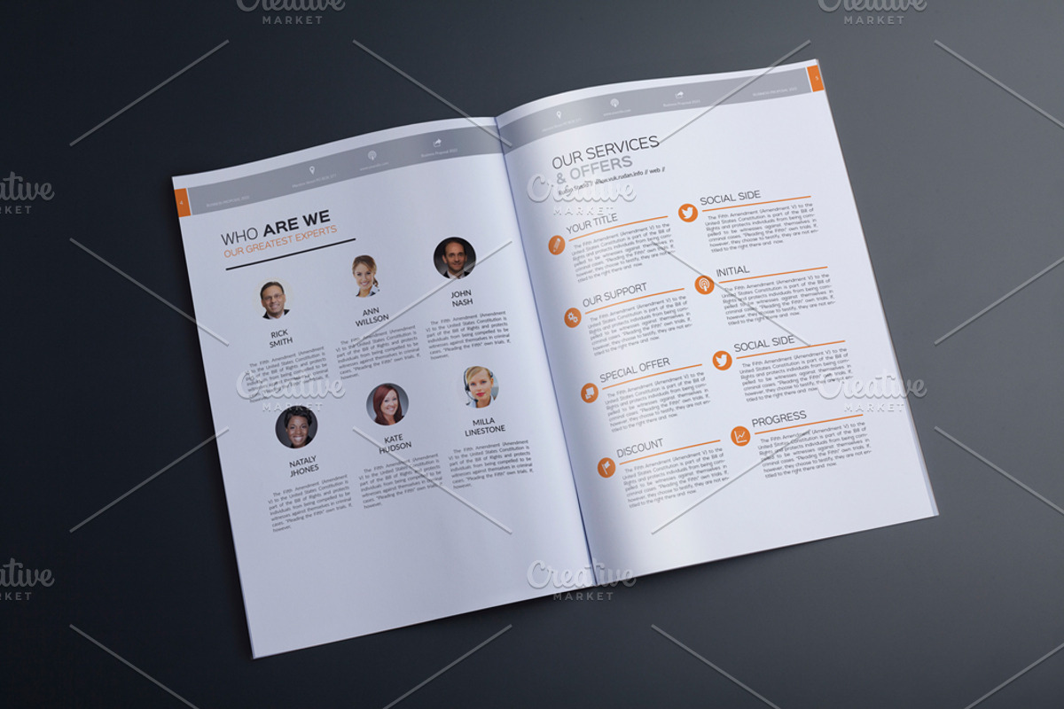 Rudanstudio Proposal Template, a Brochure Template by RudanStudio (Photo 3 of 17)