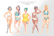 All bodies are beautiful, a Person Illustration by Tabiti (Thumbnail 3 of 16)