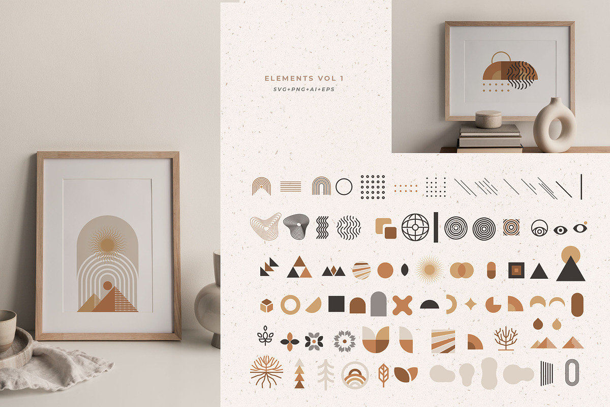 Abstract Terracota Shape Bundle, a Graphic by AndrewPixel (Photo 2 of 8)