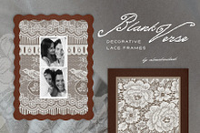 Blank Verse - Decorative Lace Frames by  in Graphics