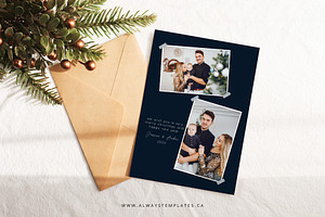 Christmas Card Template CC129