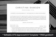 ATS Functional instant download cv, a Resume Template by The Career Lab (Thumbnail 1 of 10)