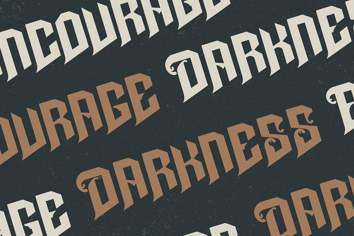 Montana Belluci, a Blackletter Font by HATFSTUDIO (Photo 2 of 8)