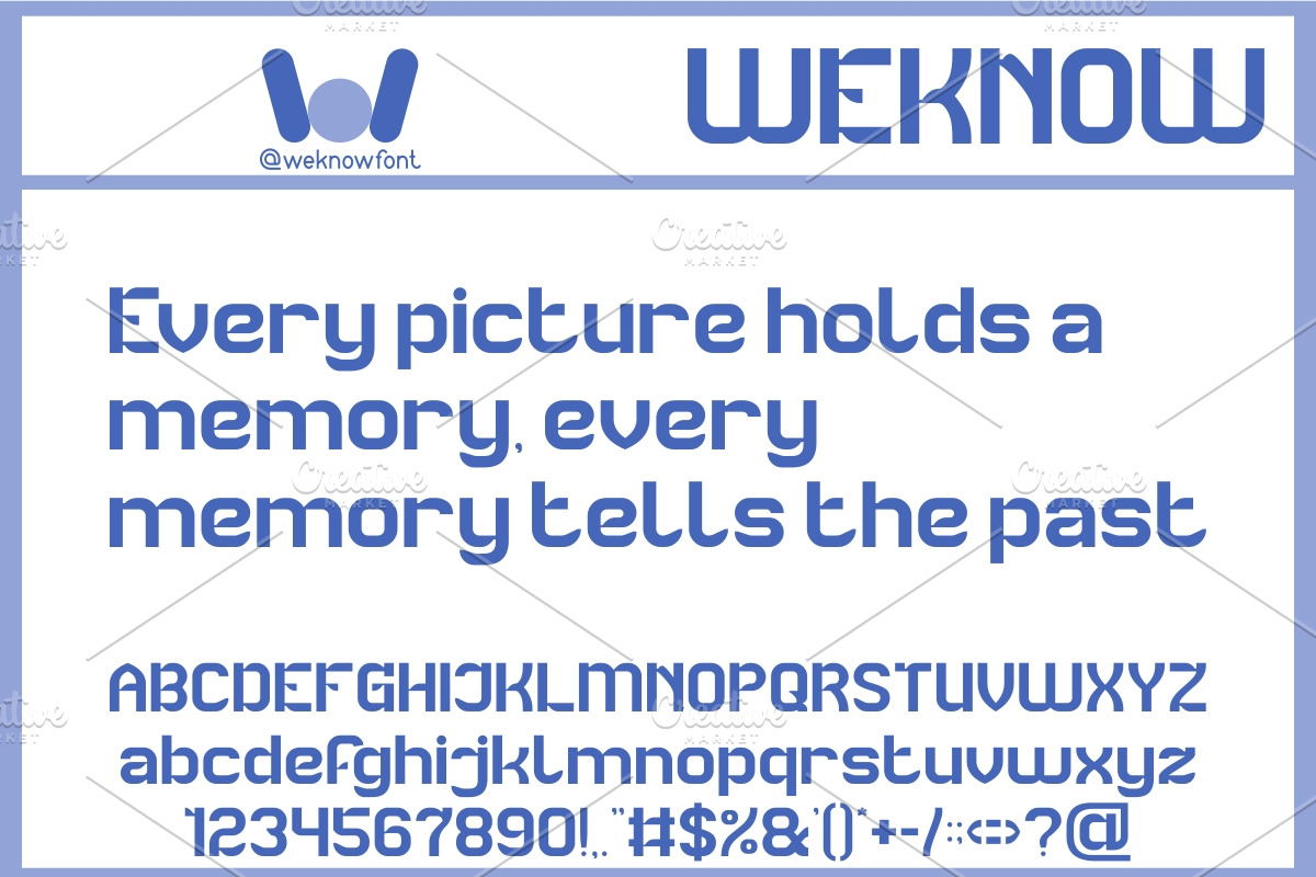 Slide Show font, a Sans Serif Font by weknow (Photo 4 of 8)