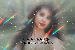 Editable Photo Effect Template