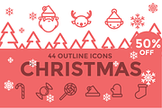 Christmas Icons / illustrations, an Outline Icon by Sarunw (Thumbnail 1 of 5)