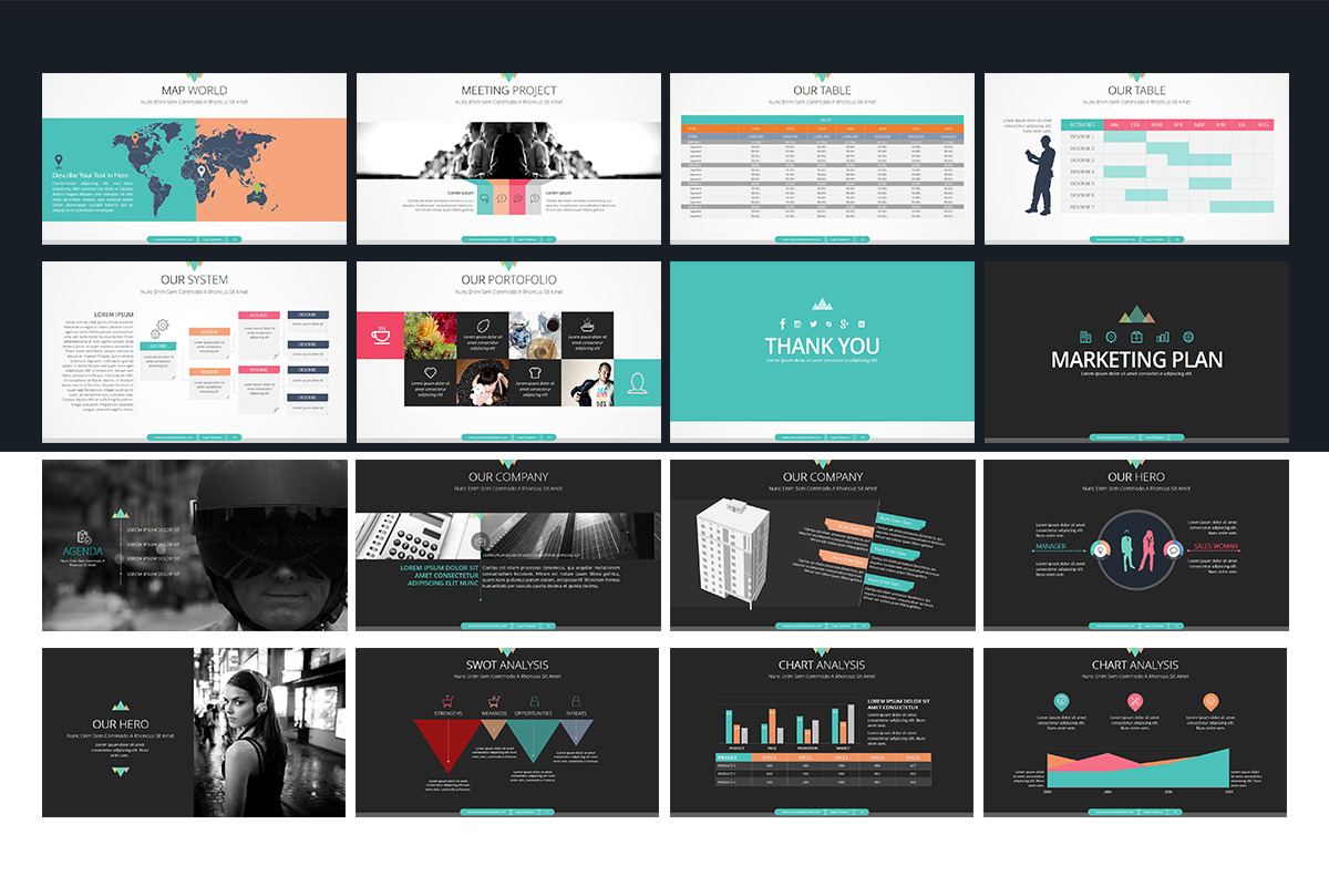 Marketing Plan Keynote Presentation, a Presentation Template by Stock Shape (Photo 3 of 4)