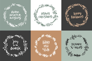 Christmas Clip Art & Lettering