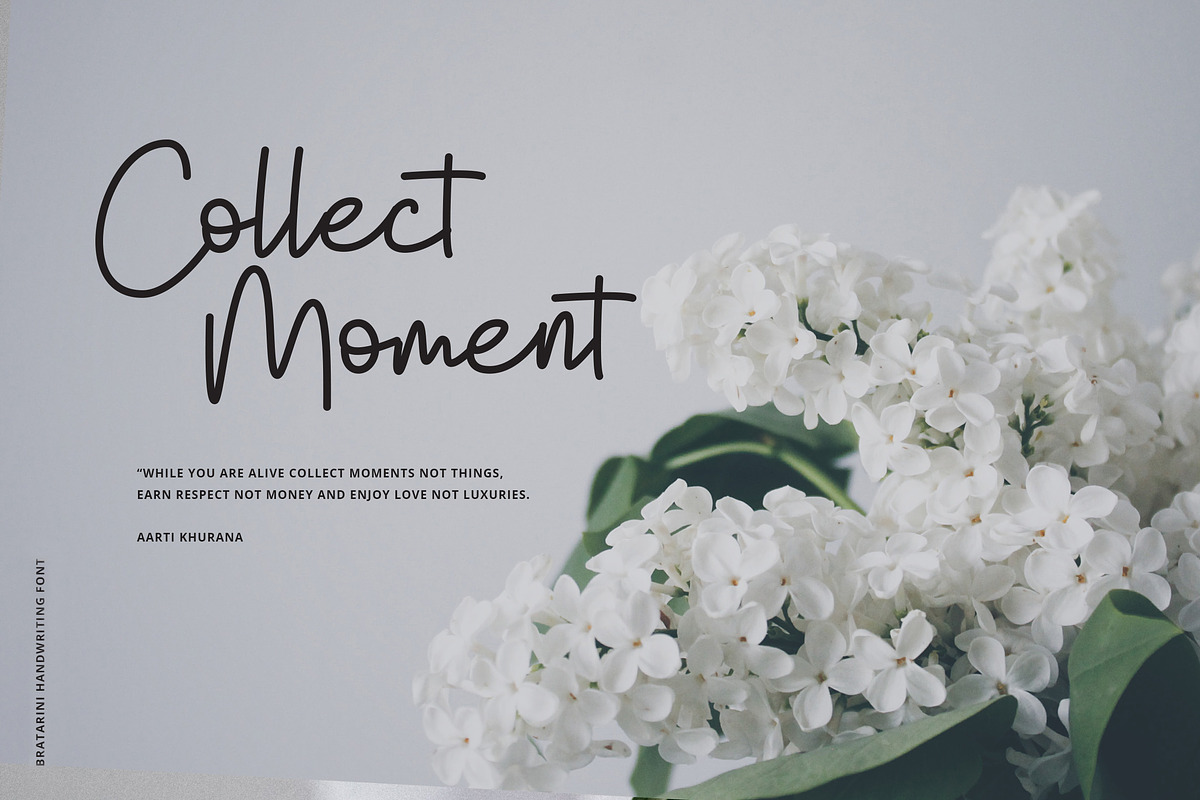Bratarini - a Handwriting Font preview 6