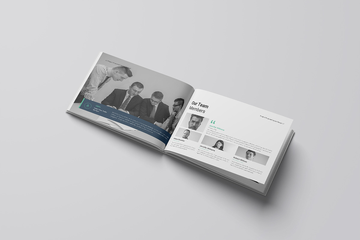 Project Proposal Template Landscape, a Brochure Template by DesignCrest (Photo 8 of 14)