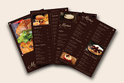 Brown Menu Restaurant Template, a Flyer Template by Siska Arista (Thumbnail 1 of 3)