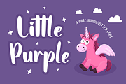 Little Purple Font, a Script Font by Fatmawati (Thumbnail 1 of 12)