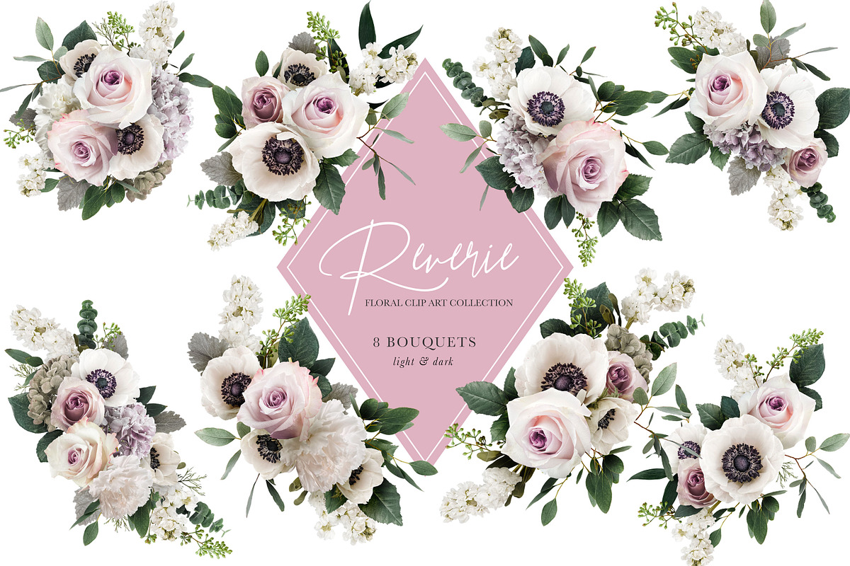 Reverie Floral Clip Art Collection, an Object Graphic by Eclectic Anthology (Photo 17 of 21)