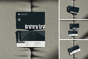 Business Card Mockup, a Merchandise Mockup by HanaSaka_Studio