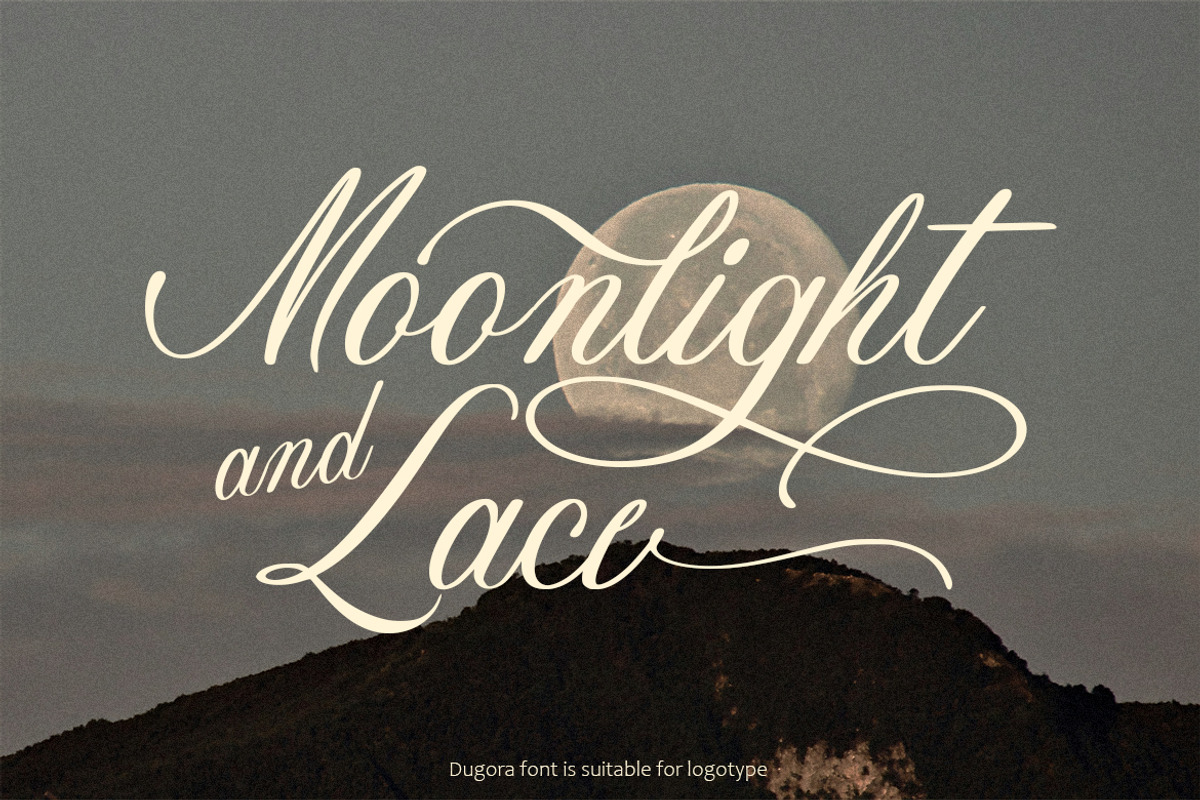 Dugora – Flourish Script Typeface, a Script Font by Arendxstudio (Photo 7 of 10)