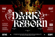 Dark Reborn Typeface, a Blackletter Font by alit design (Thumbnail 1 of 20)